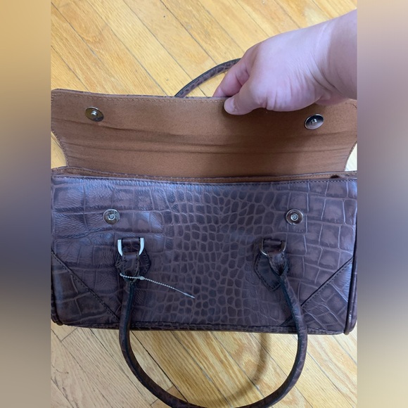 Wilson’s Leather Vintage croc purse - Picture 2 of 8